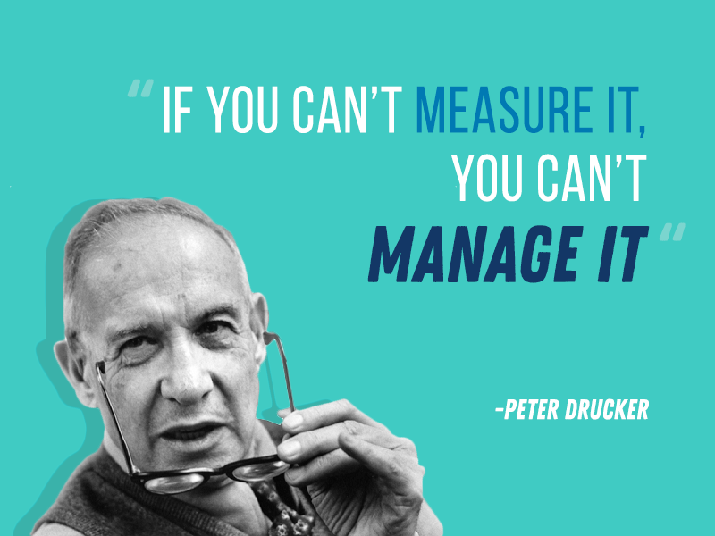 if you can't measure it you can't manage it peter drucker